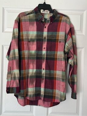 Bugle Boy Plaid Button Down Shirt